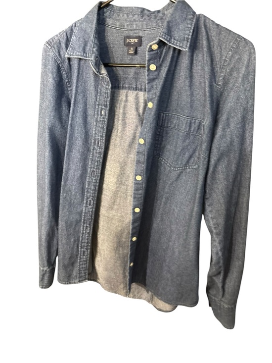 J. Crew Tops - J. Crew Denim-Style Button Down Shirt in Blue